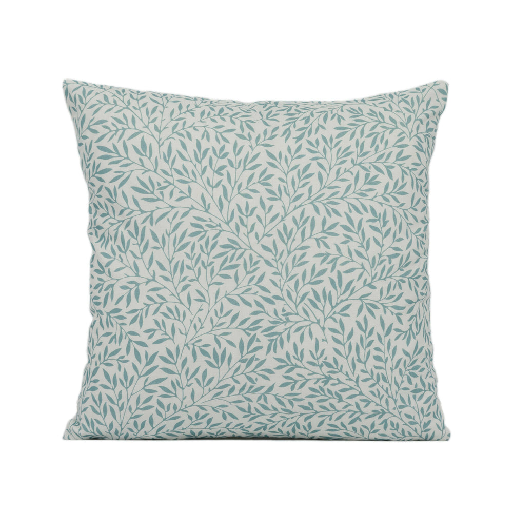 William Morris - Standen - Sea Glass - Delicate Leaf Vine Cushion Cover - Handmade Throw Pillow - Designer Home Décor.