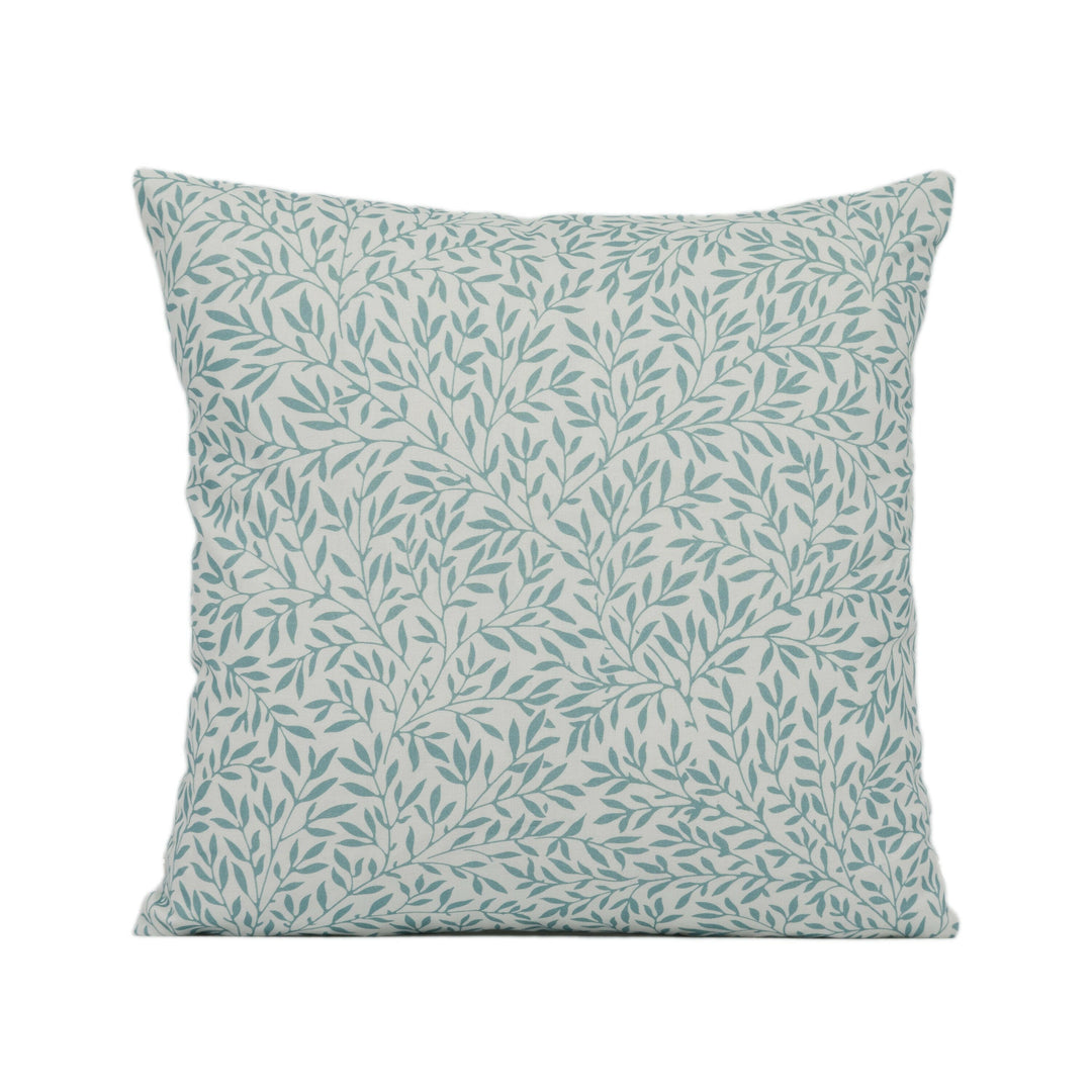 William Morris - Standen - Sea Glass - Delicate Leaf Vine Cushion Cover - Handmade Throw Pillow - Designer Home Décor.