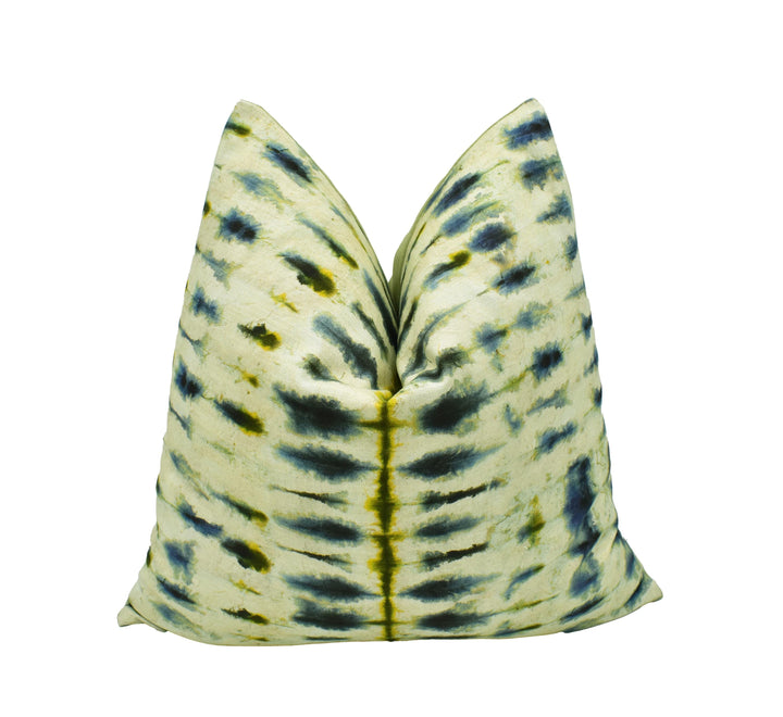 Designers Guild Suzuri Slate Cushion Cover – Blue Abstract Striped Pillow