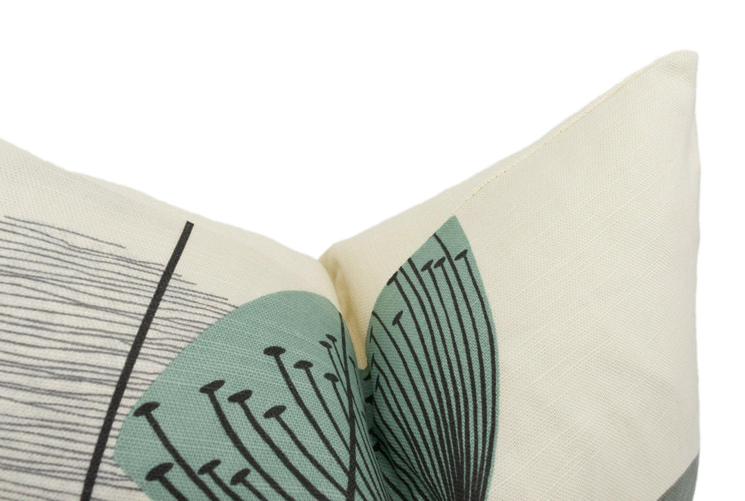 Sanderson - Dandelion Clocks - Chaffinch Cushion Cover Throw Pillow Designer Home Decor.