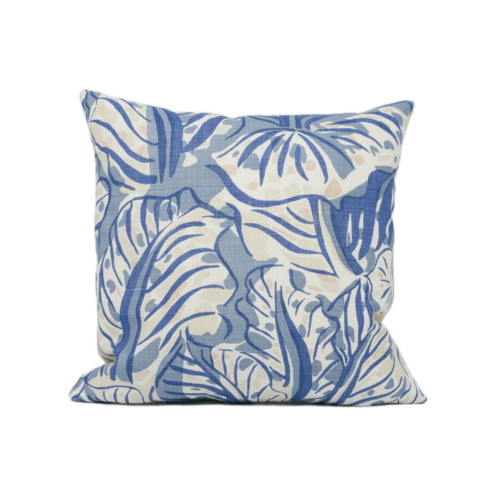 Christopher Farr x Raoul Dufy - Mille Feuilles - Denim - Iconic Fresh Contemporary Designer Cushion Cover - Luxury Throw Pillow - Handmade.