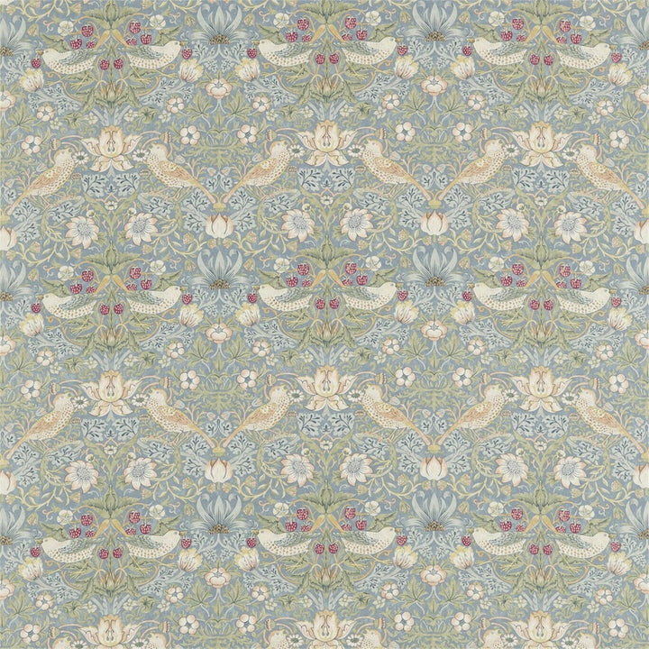 William Morris - Strawberry Thief - Slate / Vellum - Lampshade Stunning Handmade.