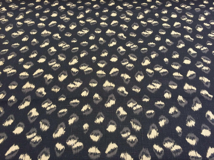 Lee Jofa & Kelly Wearstler Feline in Ebony Beige Made To Measure Professionally Made Roman Blind.