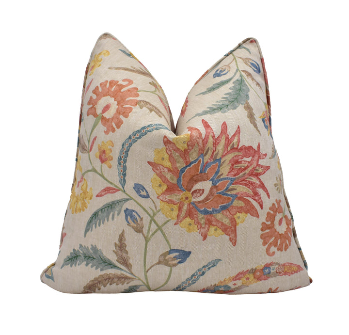 Colefax and Fowler - Campion - Red / Sand - Turkish Inspired Floral