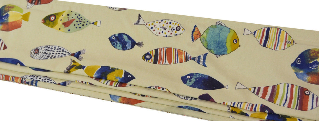 Prestigious Textiles - Gone Fishing - Tropical - Made To Measure Professionally Made Roman Blind.