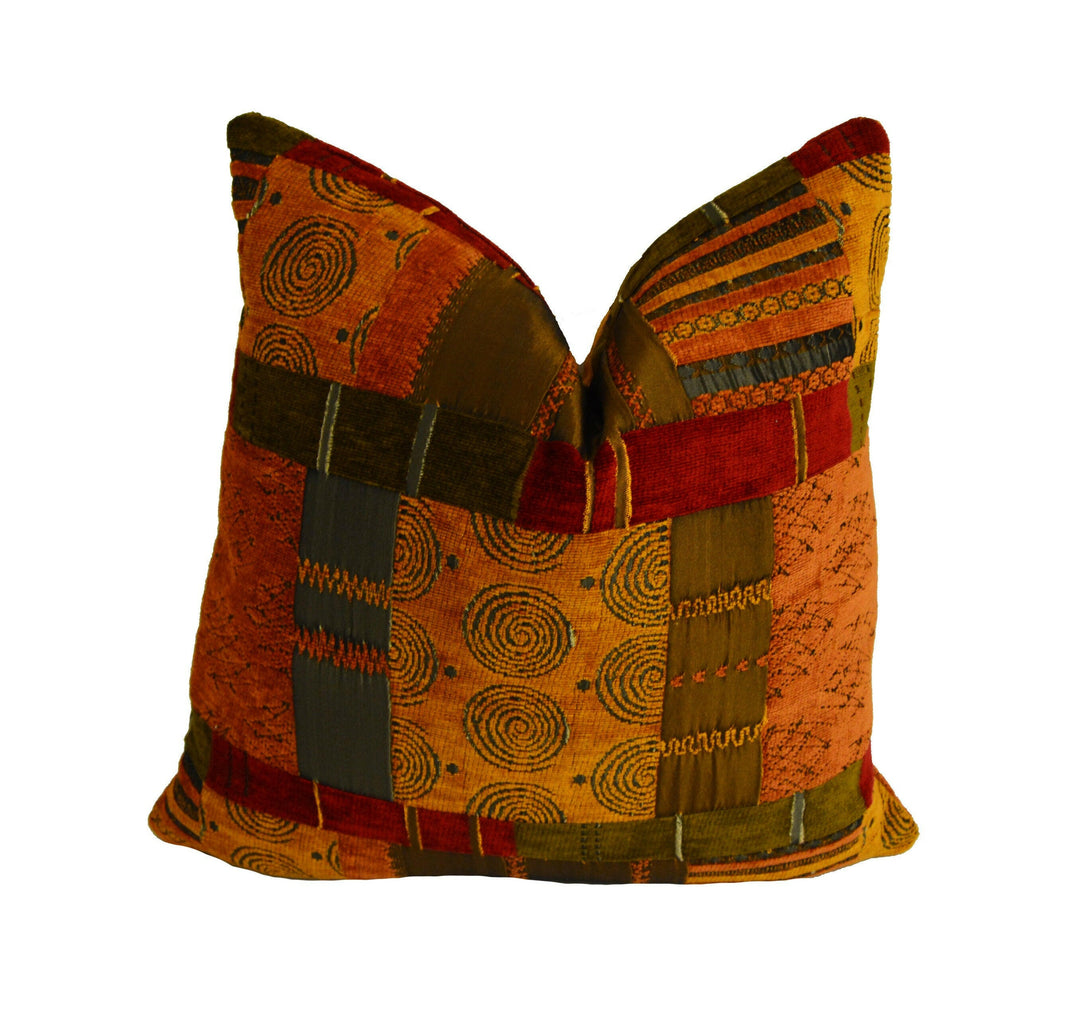 Porter & Stone - Prague - Terracotta - Cushion Cover Pillow Throw Stunning.