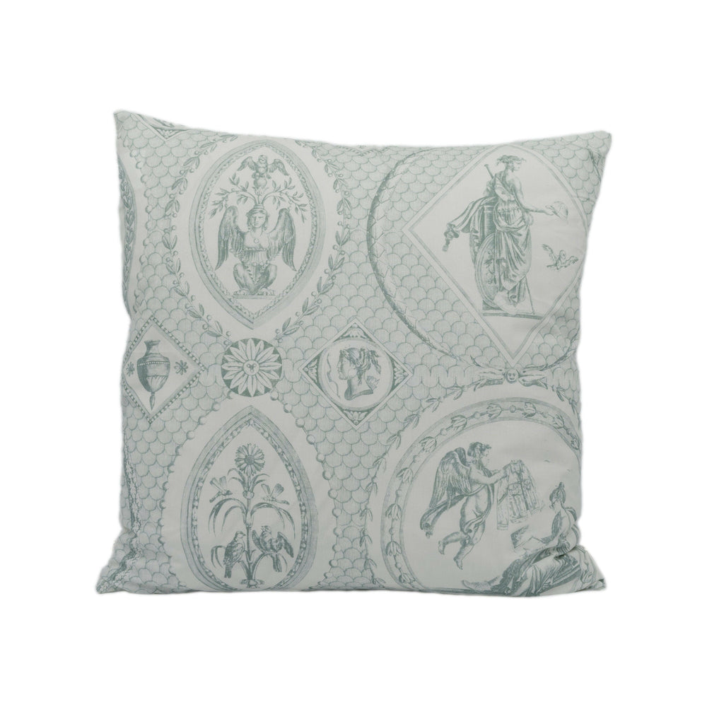 Schumacher - Les Scenes Contemporaines - Mineral - Traditional Greco-Roman Modern Twist - Designer Cushion Cover - Handmade Throw Pillow.