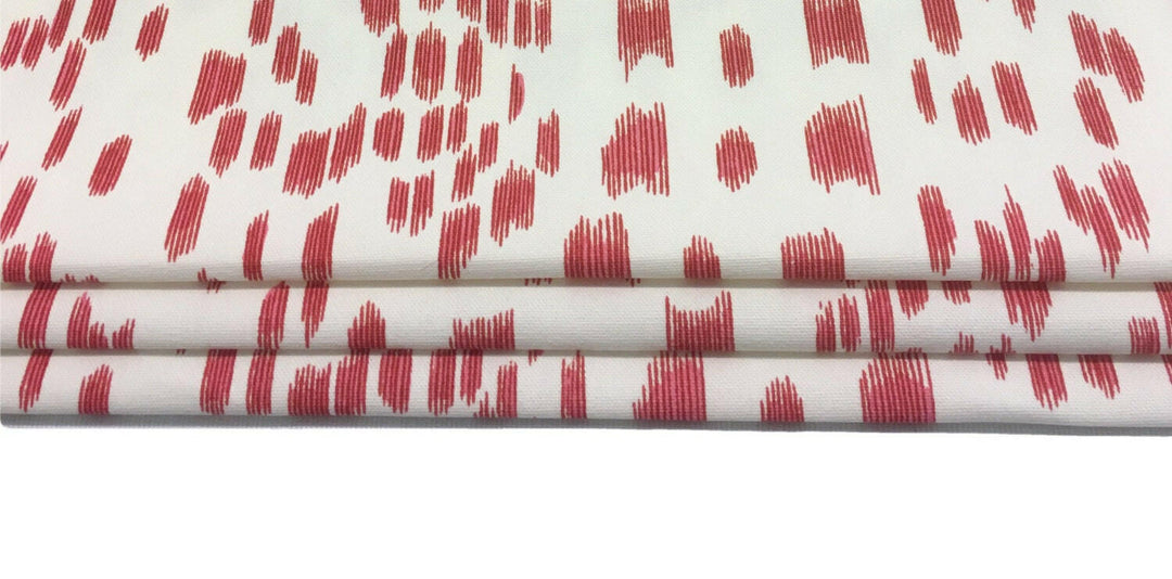 Brunschwig & Fils Les Touches Pink Made To Measure Professionally Made Roman Blind.