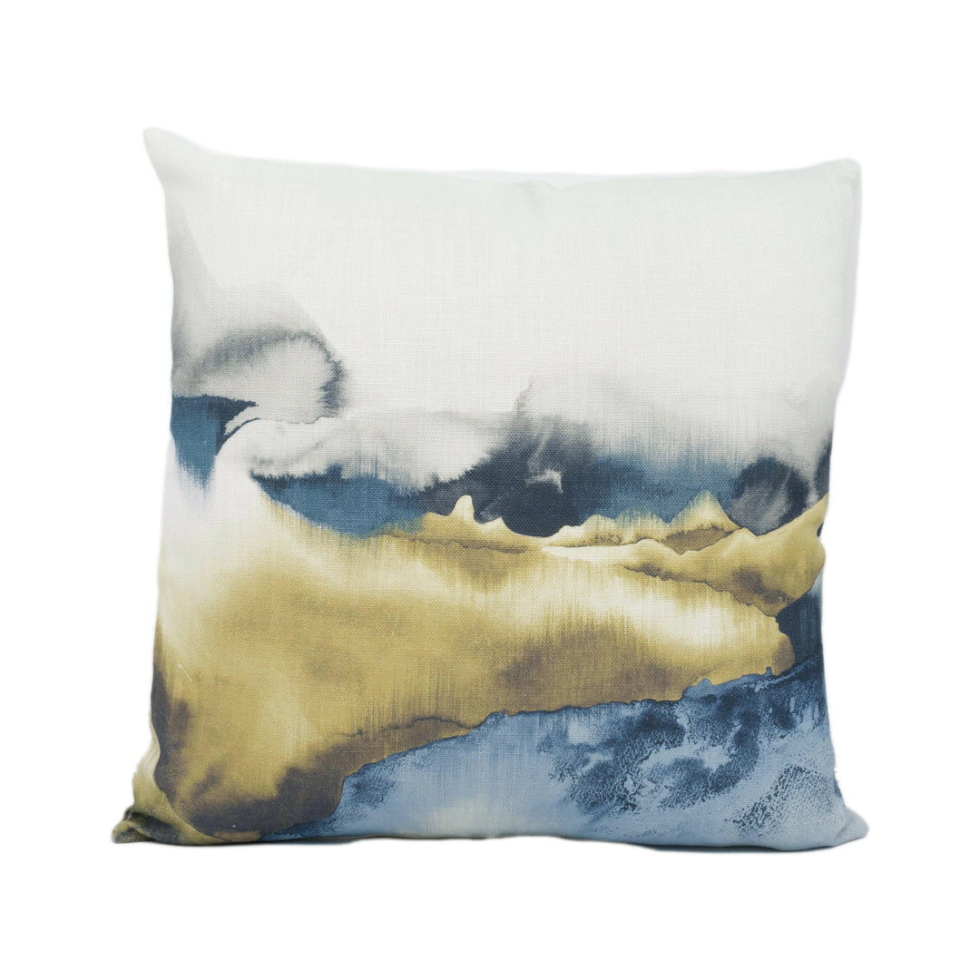 Harlequin - Kailani - Lagoon / Linden - Stunning Snowy Mountain Landscape Handmade Cushion Cover Throw Pillow Designer Home Décor.