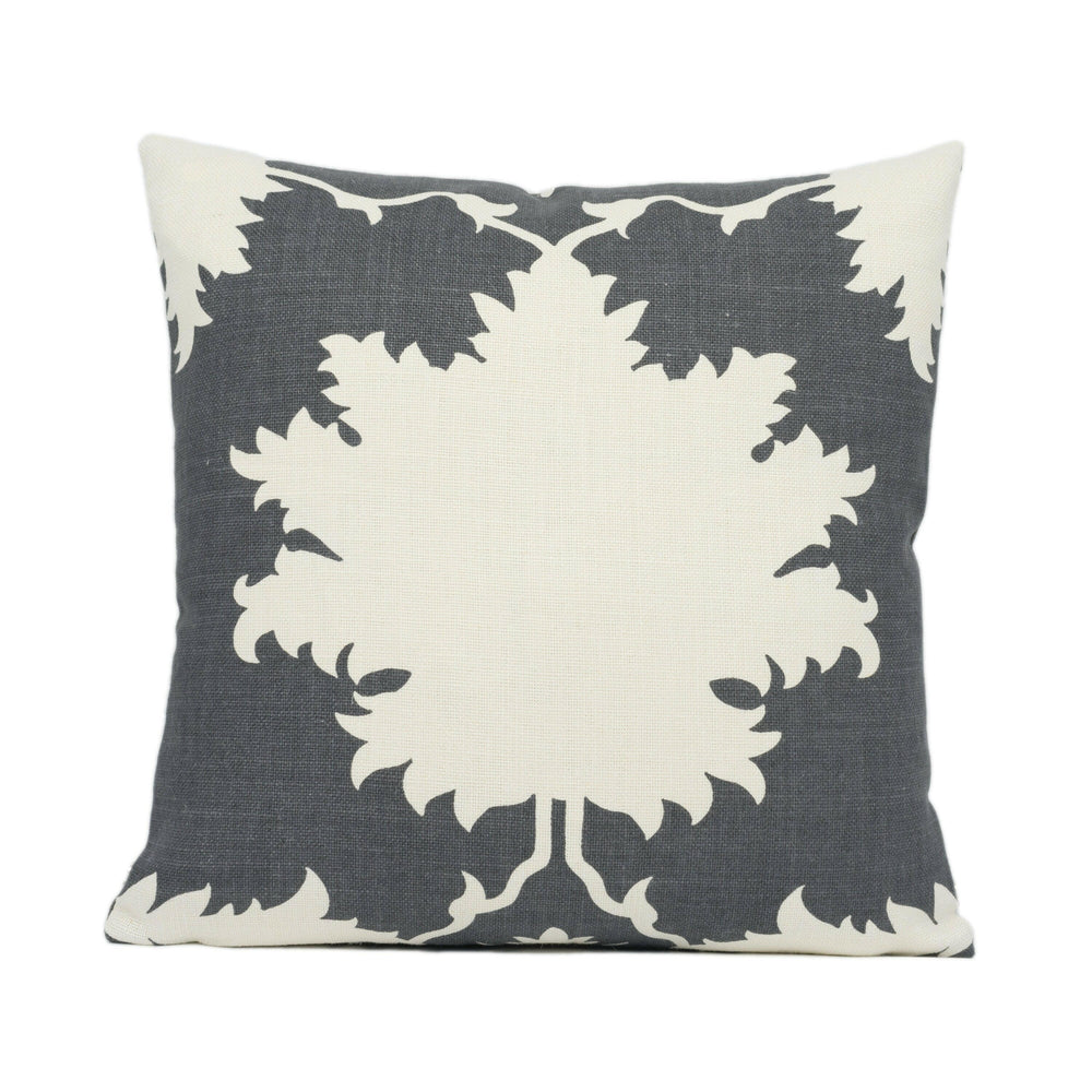 Mary McDonald for Schumacher - Garden Of Persia - Charcoal - Graphic Persian Inspired Designer Cushion Cover - Handmade Throw Pillow.