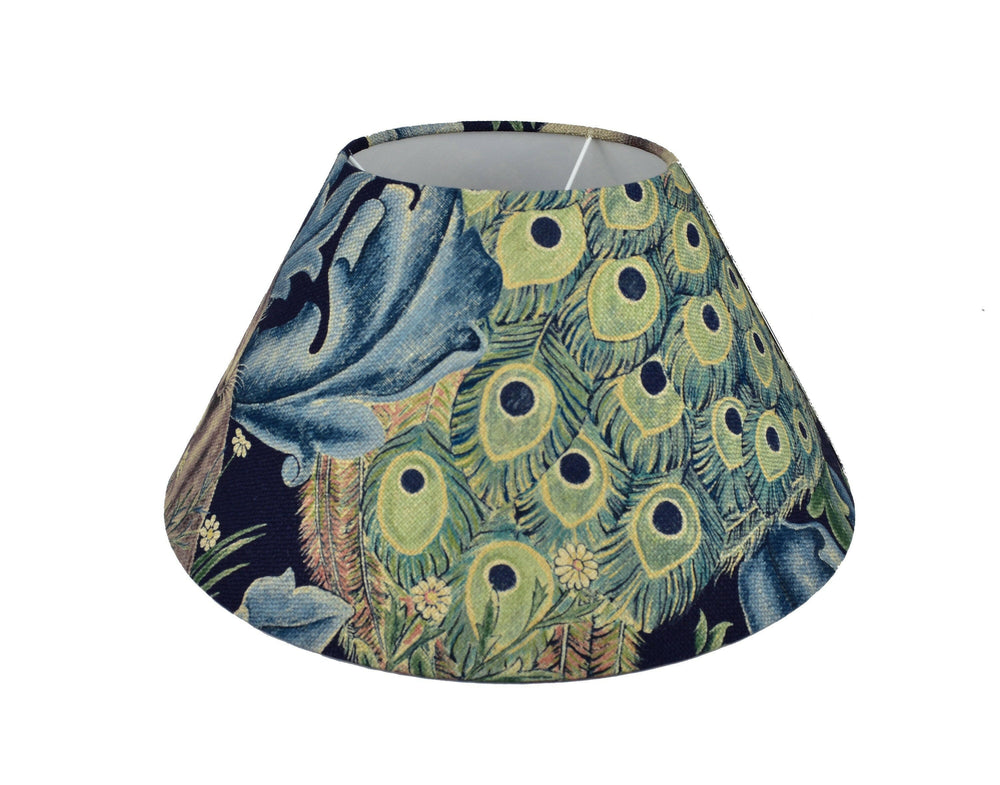 William Morris - Forest - Indigo - Coolie Lampshade Stunning Handmade.