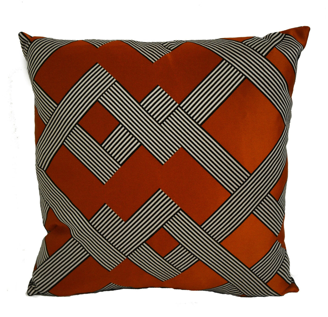 Manuel Canovas - Derain - Orange - Stunning Designers Cushion Cover Home Decor Throw Pillow.