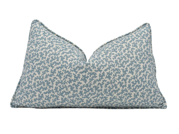 Colefax and Fowler - Seaweed - Aqua - Intricate Coral Reef Truffle Designer Cushion Cover - Fresh Luxury Throw Pillow - Handmade Home Decor.