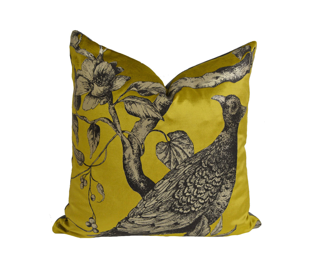 Zoffany Darnley Toile Velvet Tigers Eye - Luxury Gold Velvet Toile