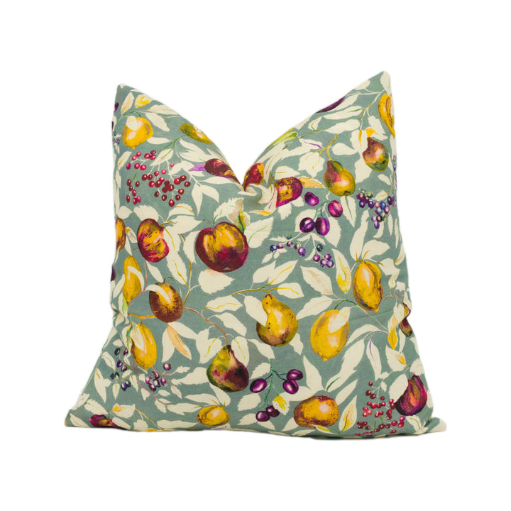 Liberty - Fruit Billett - Lemon Tree - Floral Fruit Tree Cushion Cover Handmade Throw Pillow Designer Home Décor.