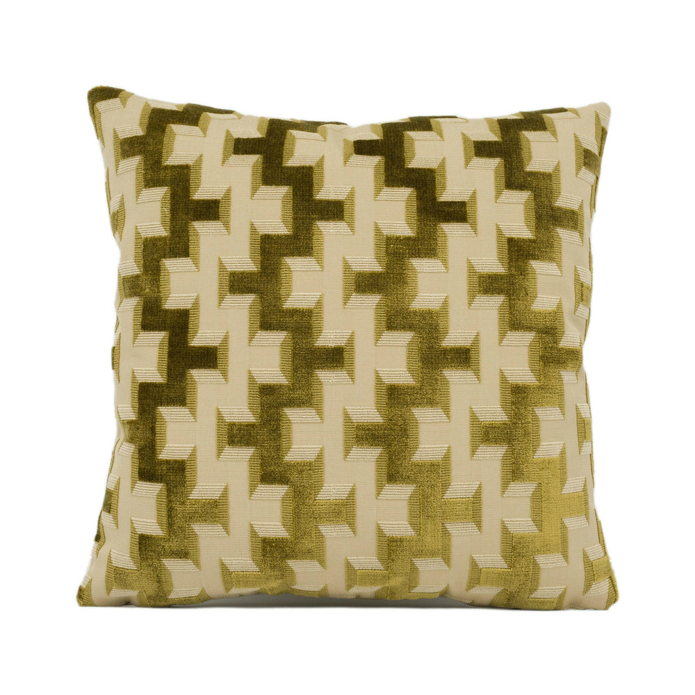 Zoffany - Colonnade - Light Gold - Sumptuous Gold Cut Velvet Cushion Cover - Handmade Throw Pillow - Designer Home Décor.