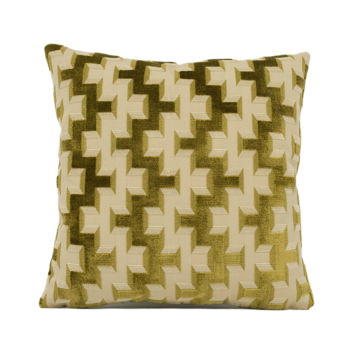 Zoffany - Colonnade - Light Gold - Sumptuous Gold Cut Velvet Cushion Cover - Handmade Throw Pillow - Designer Home Décor.
