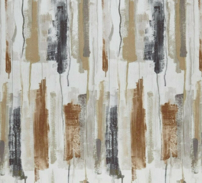 Prestigious - Adria - Umber - Abstract Brushstroke Velvet Cushion Cover - Handmade Throw Pillow Designer Home Decor.