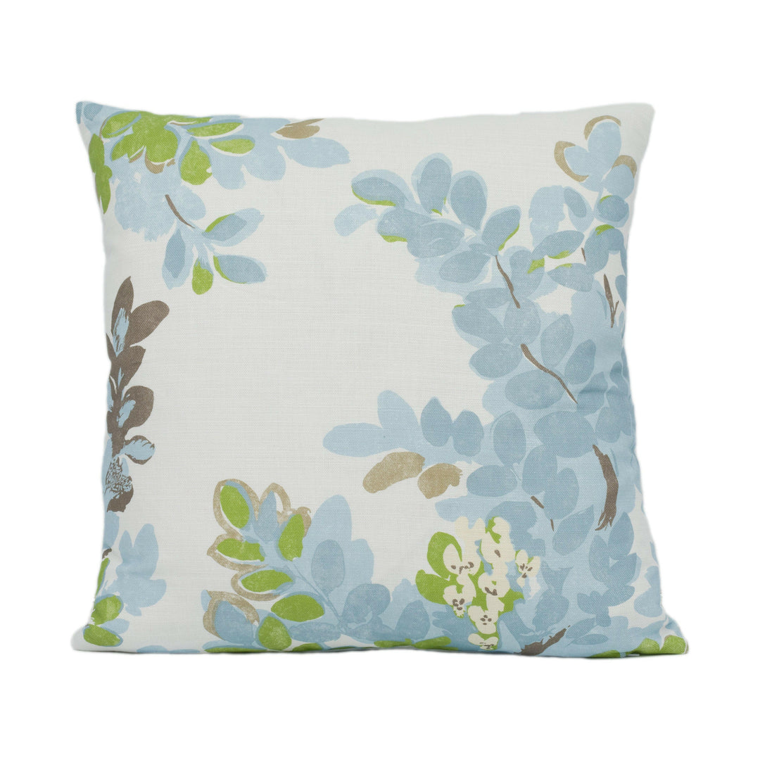 Thibaut - Central Park - Spa Blue - Mesmerizing 1930's New York Tree Canopy Designer Cushion Cover - Luxury Throw Pillow - Handmade Home.