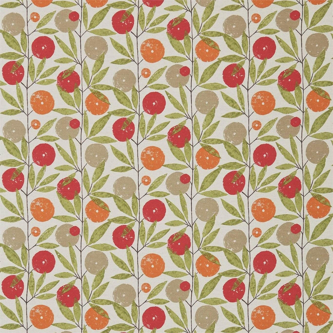 Scion - Blomma - 4 Colourways Available - Kiwi / Heather / Toffee / Tangerine - Retro Floral Cushion Cover - Handmade Throw Pillow Designer.