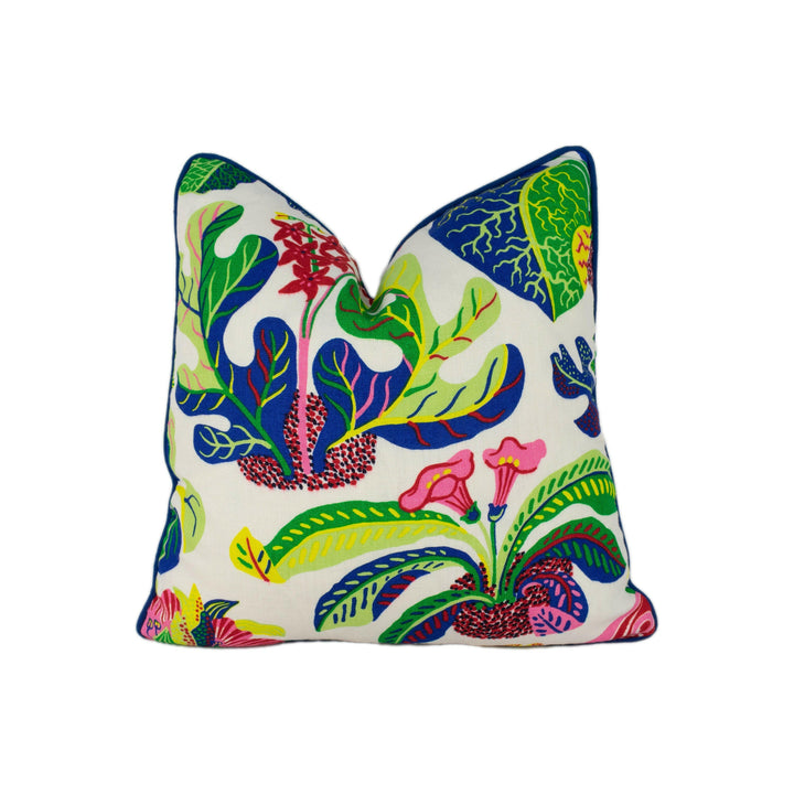 Schumacher - Exotic Butterfly - Spring - Signature Josef Frank Whimsical Butterfly Designer Cushion Cover - Luxury Throw Pillow - Handmade.