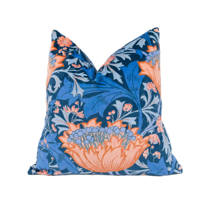 Sanderson Archive - The St Sebastian - Midnight Embers - Stunning Velvet Cushion Cover Handmade Throw Pillow Designer Home Décor.