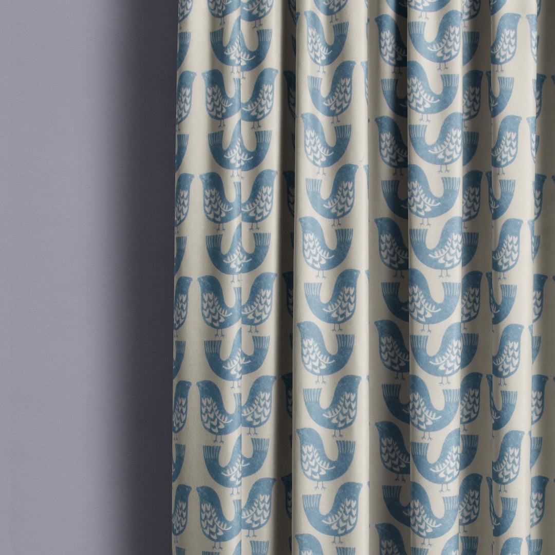 Iliv - Scandi Birds - Capri - Curtains Made to Measure Drapes Designer Home Décor