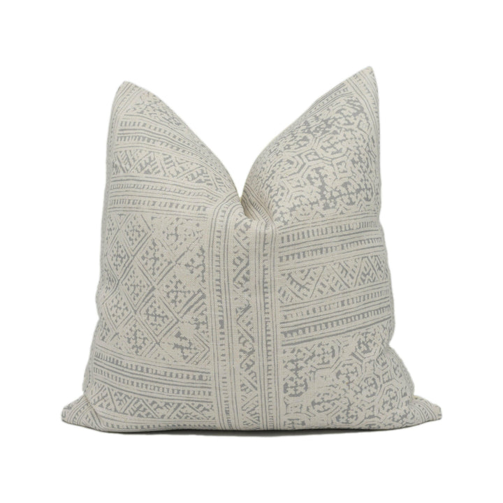 Andrew Martin - Ostuni - Storm - Italian Inspired Geometric Cushion Cover - Handmade Throw Pillow - Designer Home Décor.