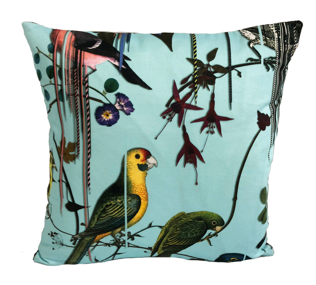 Christian Lacroix for Designers Guild - Birds Sinfonia - Source - Expressive Bird Iconic Botanical Designer Cushion Cover - Luxury Pillow