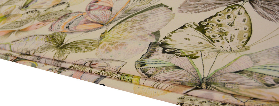 Designers guild - Papillons - Shell - Professionally Made Roman Blind Made to Measure.