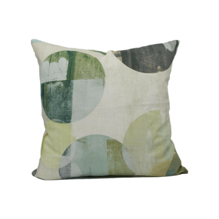 Harlequin - Rondure - Emerald / Linden / Topaz - Modern Soft Abstract Cushion Cover - Handmade Throw Pillow - Designer Home Décor.