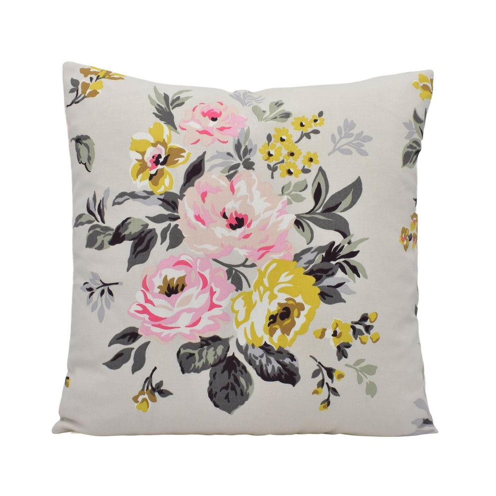 Cath Kidston x Ashley Wilde - Vintage Bunch - Multi - Vintage Inspired Designer Floral Cushion Cover - Luxury Throw Pillow - Handmade Home.