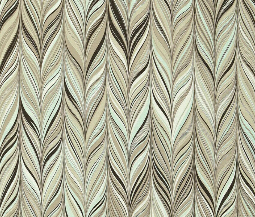 Mary McDonald for Schumacher - Firenze - Aquamarine - Funky Marbled Effect Designer Cushion Cover - Handmade Throw Pillow Luxury Home Decor.