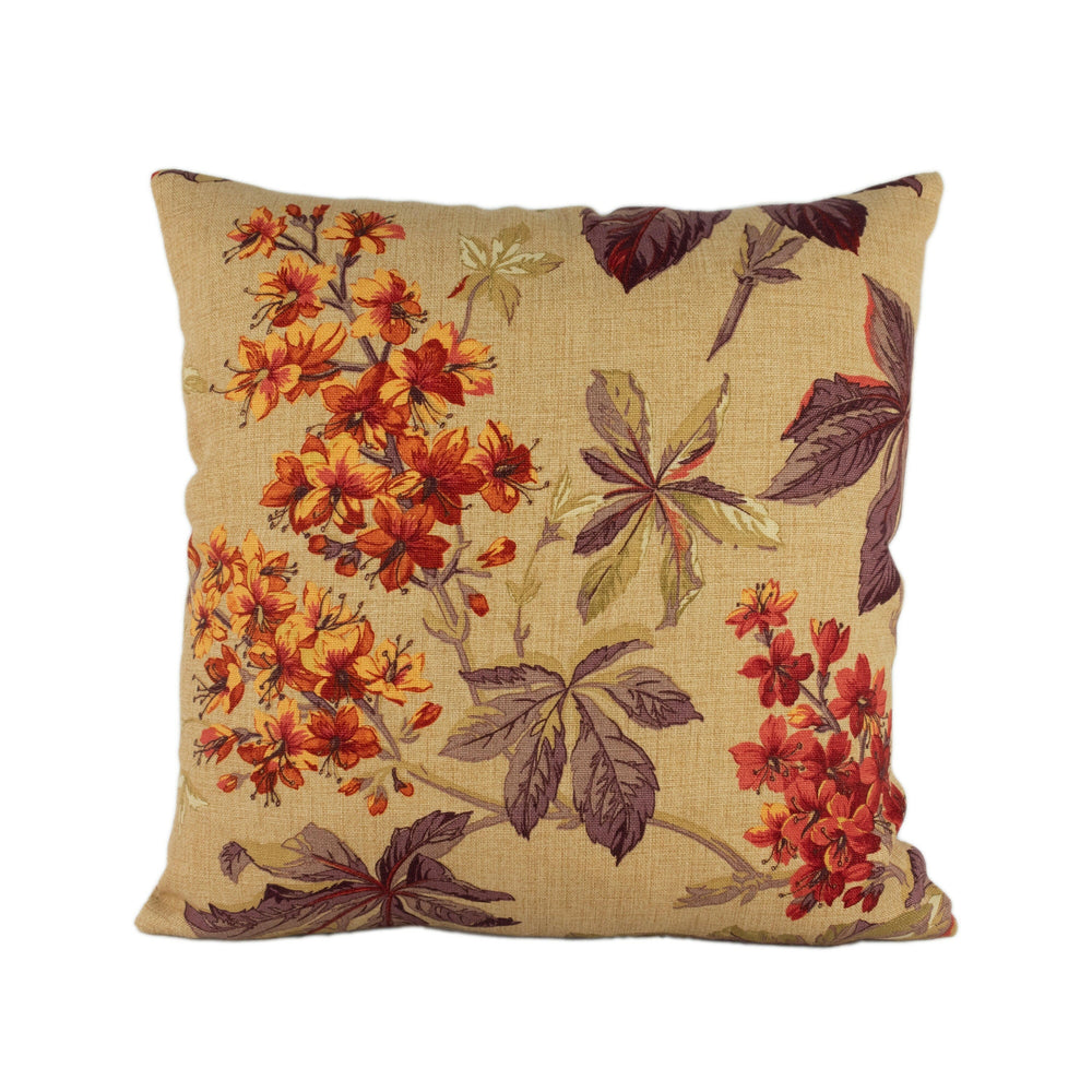Sanderson - Pavia - Amber / Plum - Stunning Designer Cushion Cover Home Décor Throw Pillow.