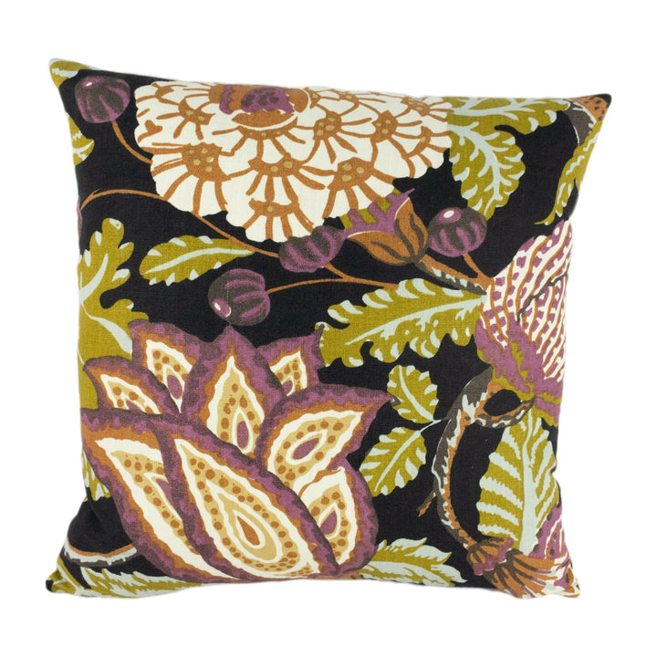 Thibaut - Mitford - Black / Plum - Vintage 1920&