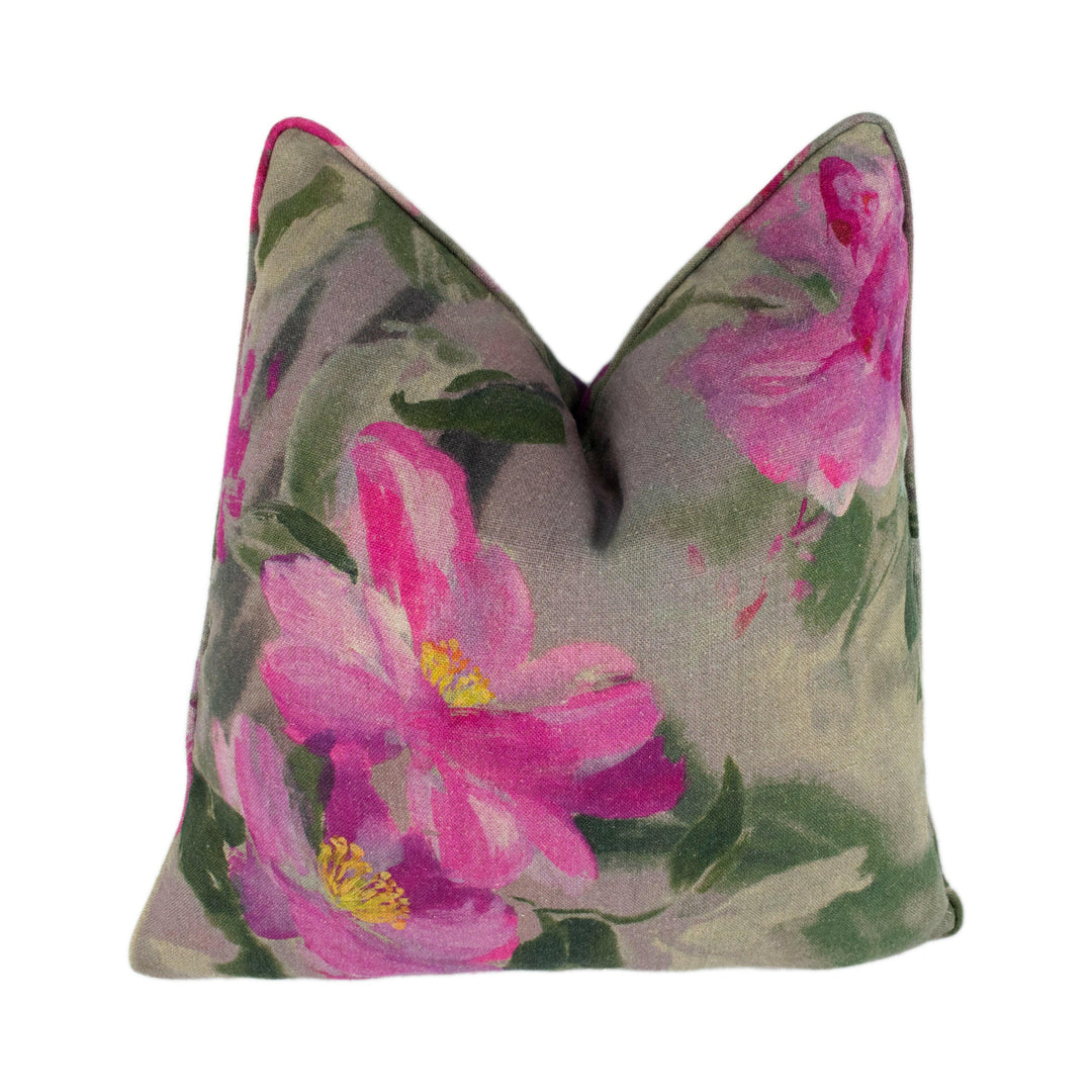Designers Guild - Damask Flower - Damson - Stunning Designer Cushion Cover Home Decor Throw Pillow.