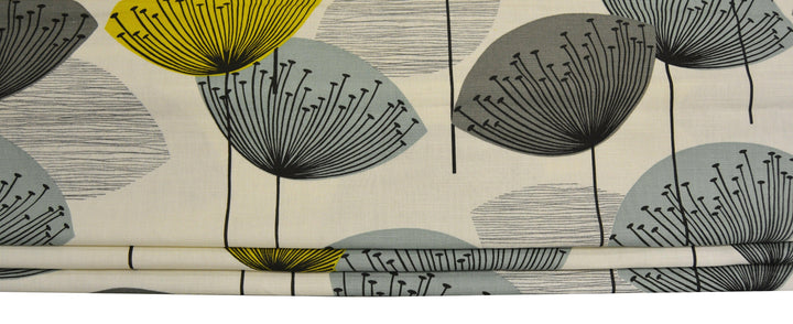 Sanderson - Dandelion Clocks - Chaffinch - Made To Measure Professionally Made Roman Blind.
