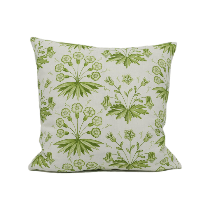 William Morris - Primrose &amp; Columbine - Thyme / Ecru - Pretty Cottage Floral Cushion Cover - Handmade Throw Pillow - Designer Home Décor.
