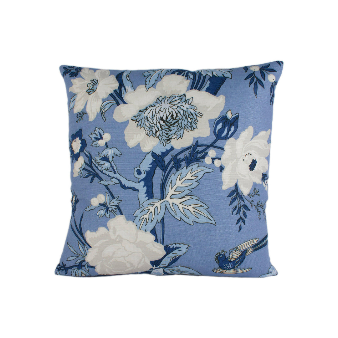 Thibaut - Nemour - Blue - Stunning Designer Cushion Cover Home Décor Throw Pillow.