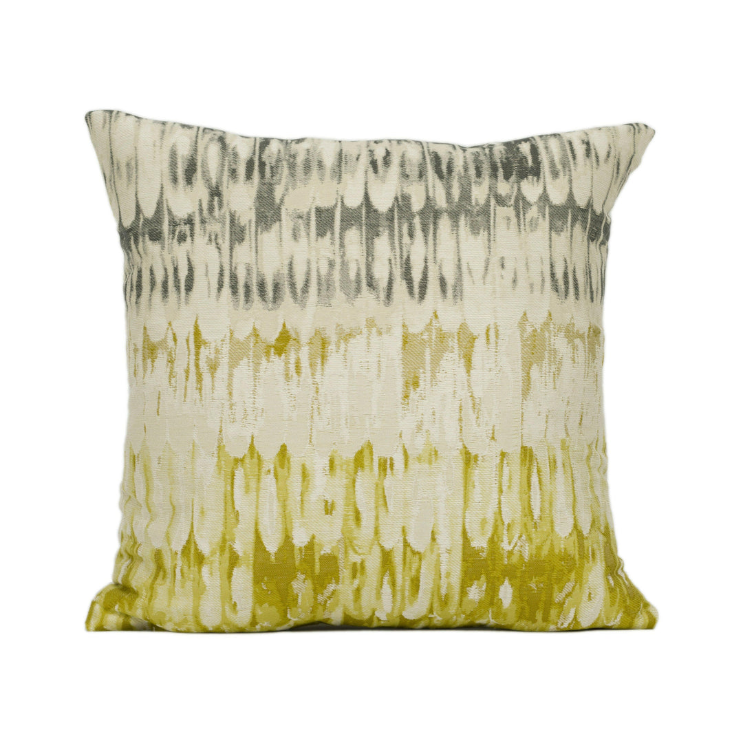 Harlequin - Pontia - Ochre / Steel - Striking Abstract Feather Ombré Cushion Cover - Handmade Throw Pillow - Designer Home Décor.