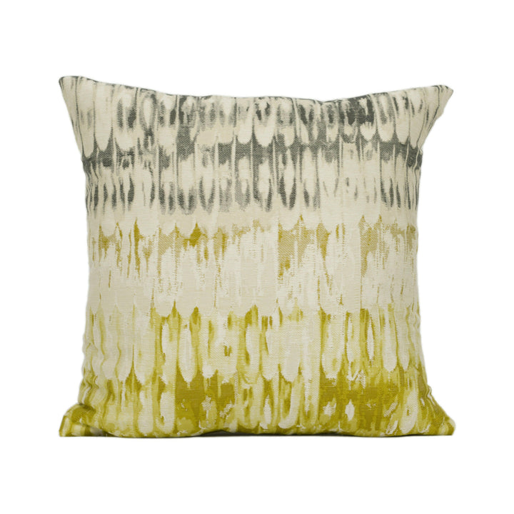 Harlequin - Pontia - Ochre / Steel - Striking Abstract Feather Ombré Cushion Cover - Handmade Throw Pillow - Designer Home Décor.