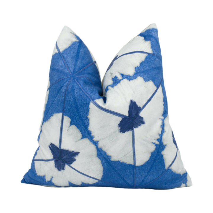 Thibaut - Sunburst - Navy - Stunning Retro Batik Style Cushion Cover Handmade Throw Pillow Designer Home Décor.