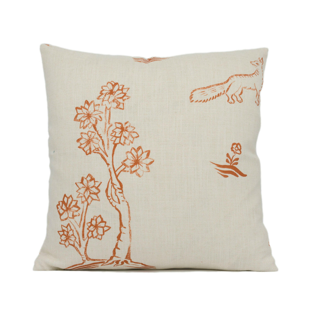 Andrew Martin - Friendly Folk - Melon Orange - Stunning Designer Cushion Cover Home Decor Throw Pillow.