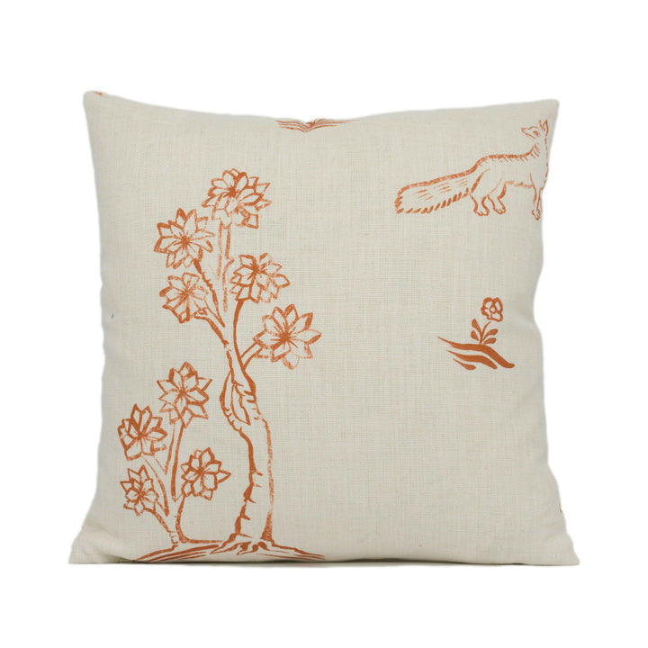 Andrew Martin - Friendly Folk - Melon Orange - Stunning Designer Cushion Cover Home Decor Throw Pillow.