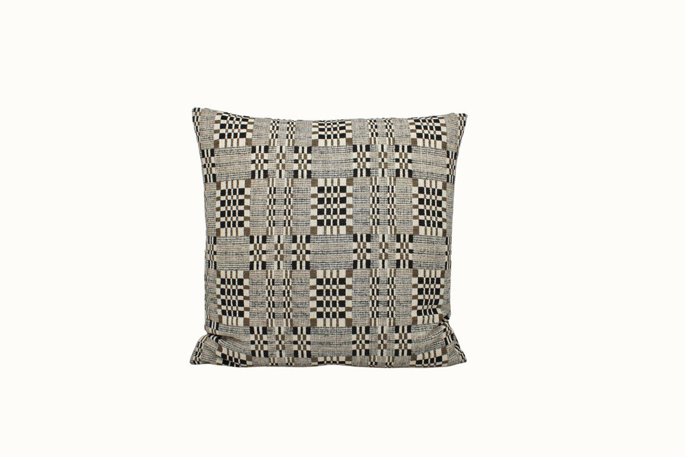 Schumacher - Brimfield - Cinder - Soft Intricate Flea Market Woven Designer Cushion Cover - Luxury Throw Pillow - Handmade Home Décor.
