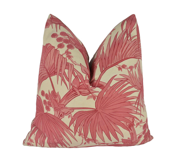 Lee Jofa Las Palmas Red Cushion Cover Pillow Throw Designer Home Decor.