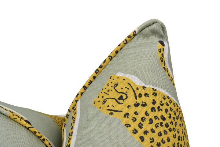 Scion - Lionel - Honey - Confident Playful Lion Cat Cute Designer Cushion Cover - Luxury Throw Pillow Handmade Home Decor Scatter Sofa.