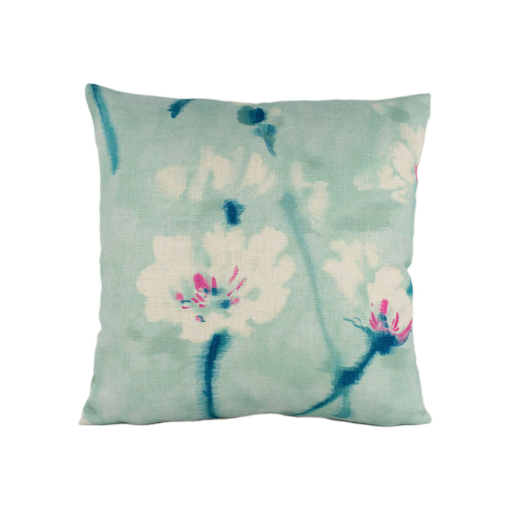 Sanderson - Eleni - Aegean Blue - Cushion Cover Throw Pillow Designer Home Decor.