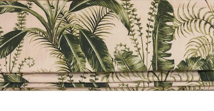 Clarke and Clarke - Majorelle - Blush  Made To Measure Professionally Made Roman Blind.
