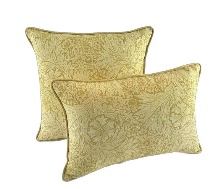 William Morris - Marigold - Lichen / Cowslip - Cushion Cover Throw Pillow Designer Home Decor.